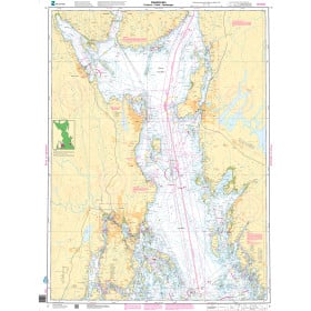 NHS Nautical Chart - NHS003 Oslofjorden. Fulehuk - Filtvet - Rodtangen