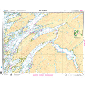 NHS Nautical Chart - NHS057 Vefsen- og Leirfjorden