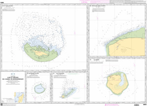 Iles et récifs du canal de Mozambique